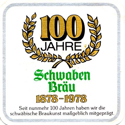 stuttgart s-bw schwaben silber 1b (quad180-100 jahre 1978) 